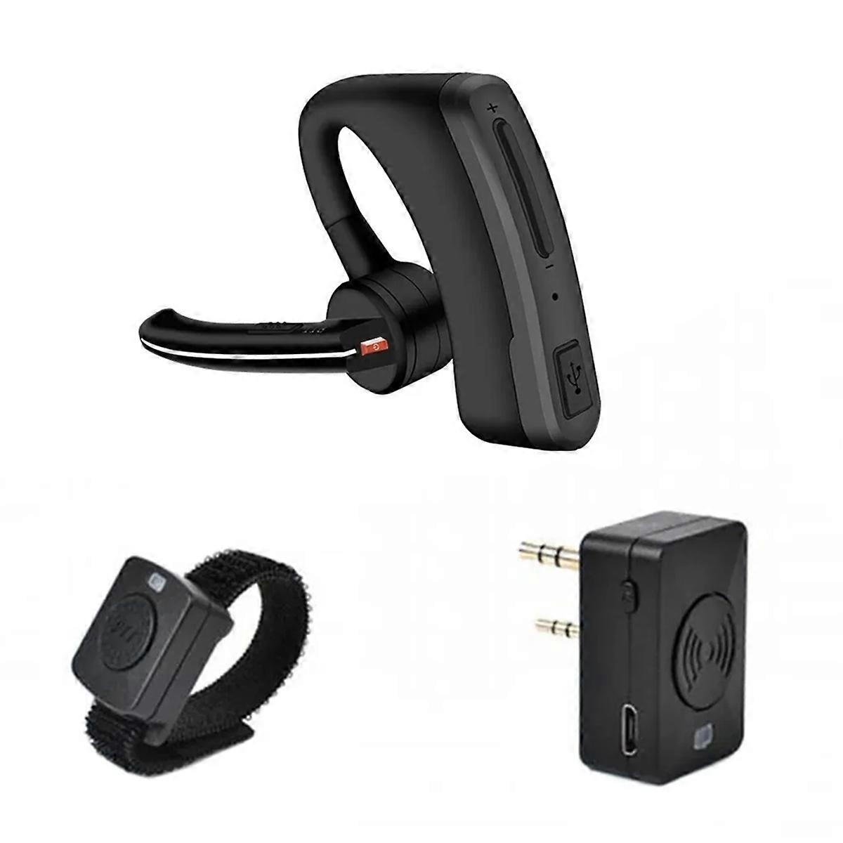 Walkie Talkie Wireless Headset Bluetooth Headsets Two Way Radio Headphone Earpiece Replacement for