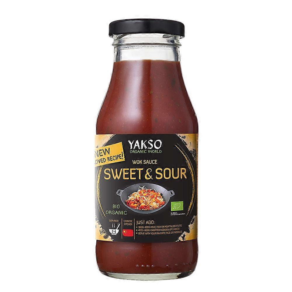 Yakso有机炒锅酸甜酱240ml