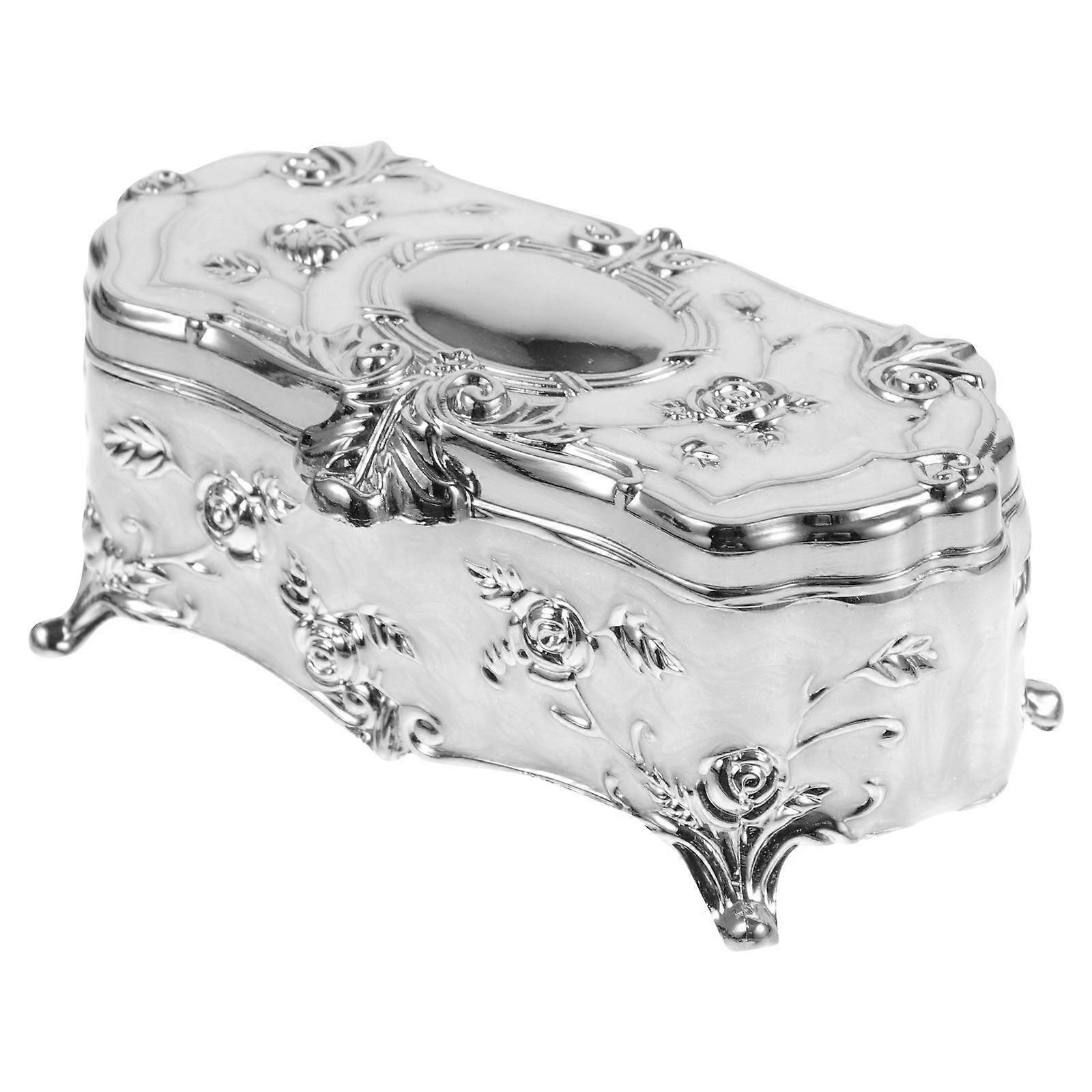 Floral Trinket Boxes, Versatile Container Ideal for Valuables