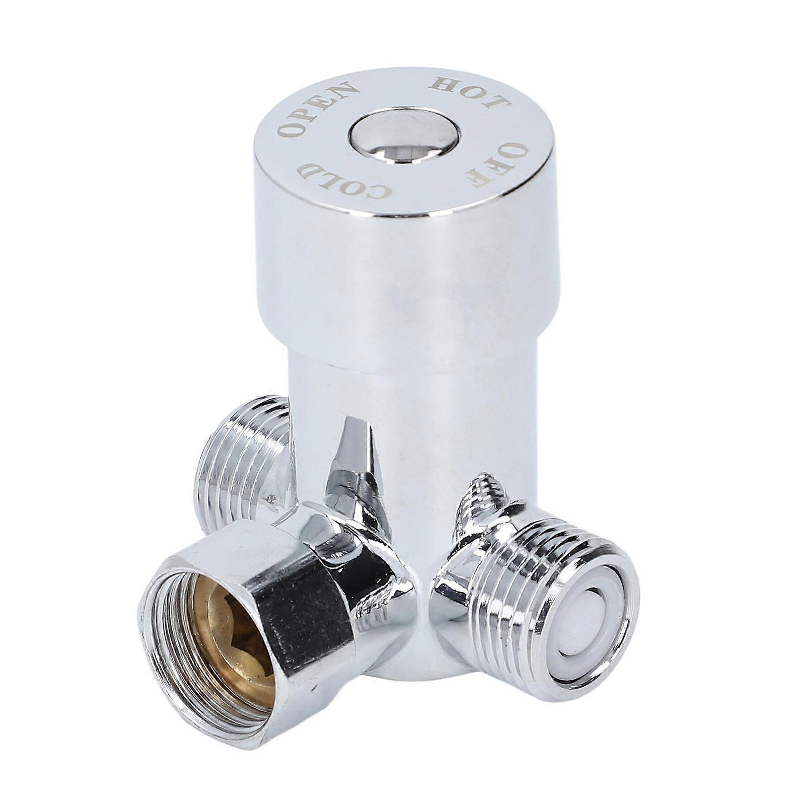 Hot Cold Water Mixing Valve Brass G1/2 Faucet Water Temperature Mixer for Automatic Sensor Faucet 