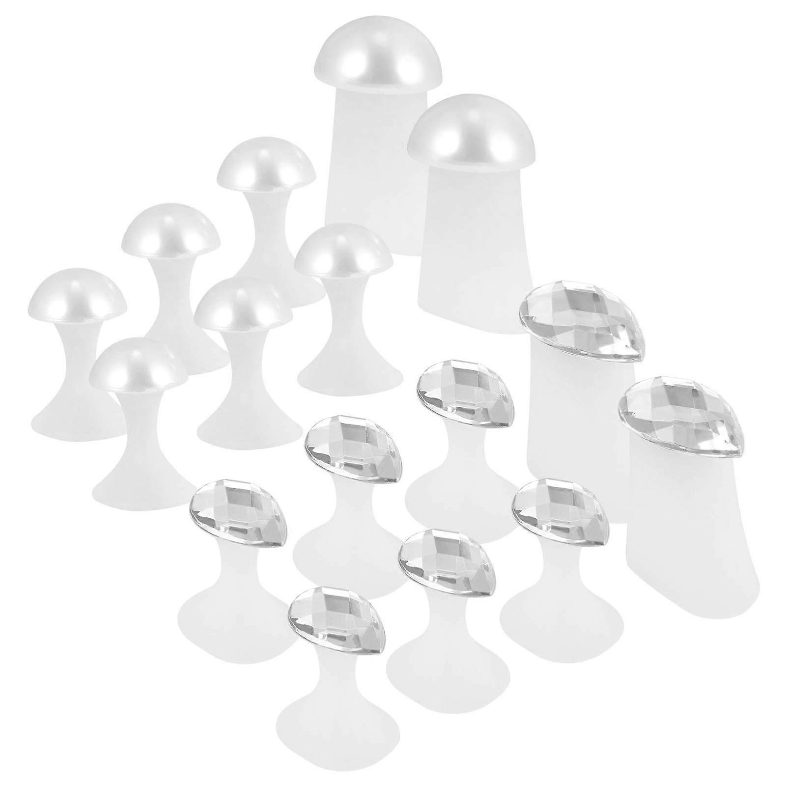 Yoga Blocks 2 Set Silicone Toe Separators Toe Nail Separator Cushion Toes Dividers for Toe Nails DIY Tools Pedicure Kit