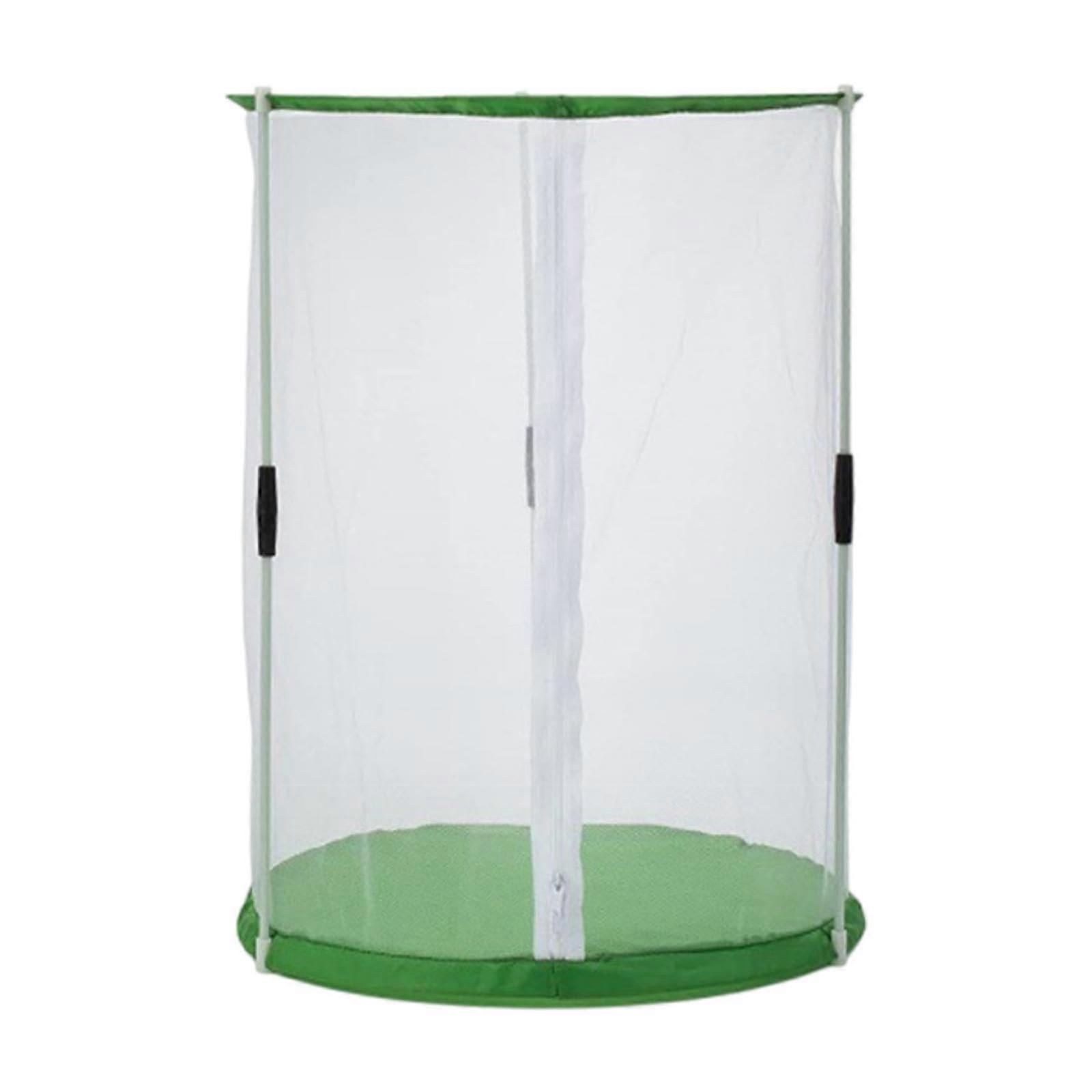 Butterfly Net Cage, Mini Greenhouse With Zippered Transparent Mesh, 30x40 cm For Butterfly Rearing And Garden Insects