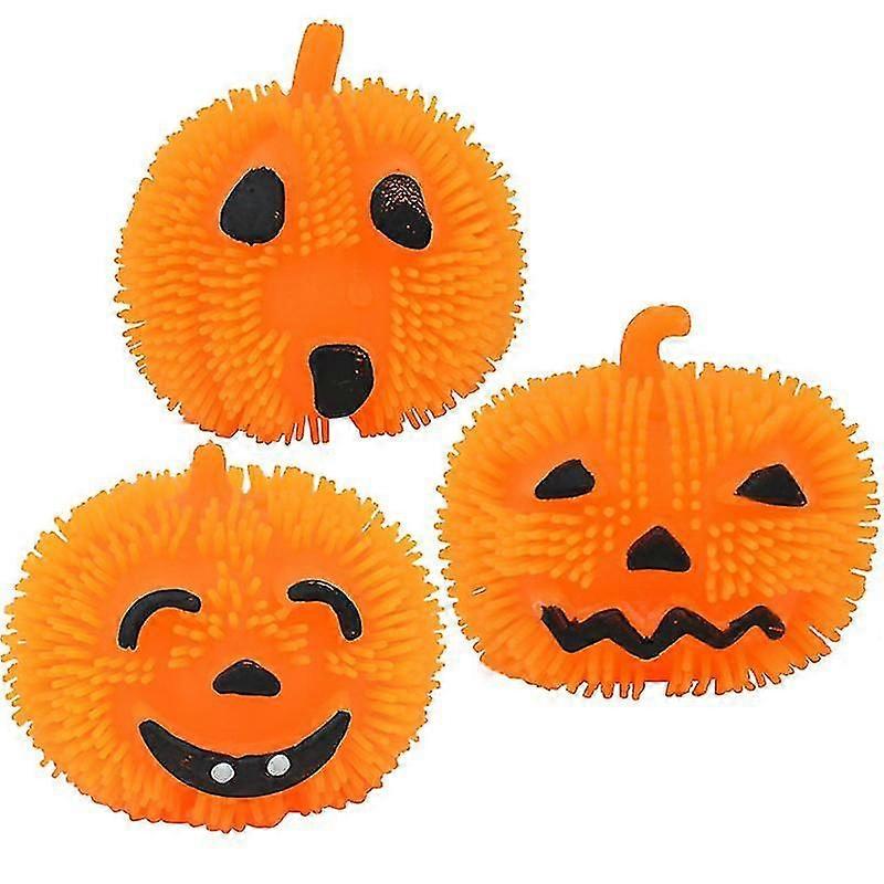 3pcs Pumpkin Lamp For Halloween Decorations