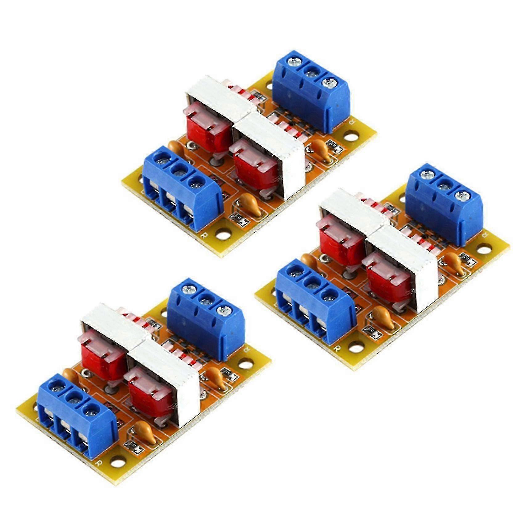 3x Audio Stereo Isolator Eliminate Current Sound Interference Filter Eliminator Ground Loop Suppres