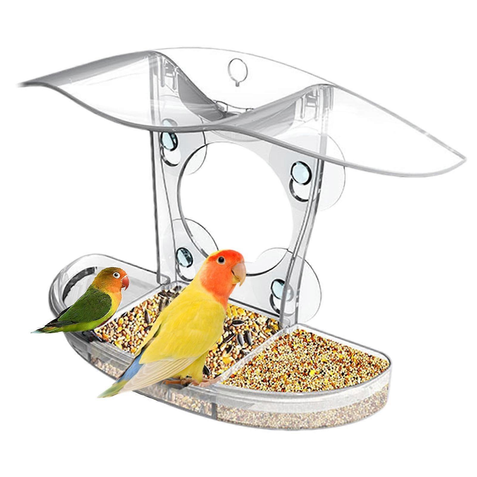 window bird feeder with strong suction cups window birdhouse