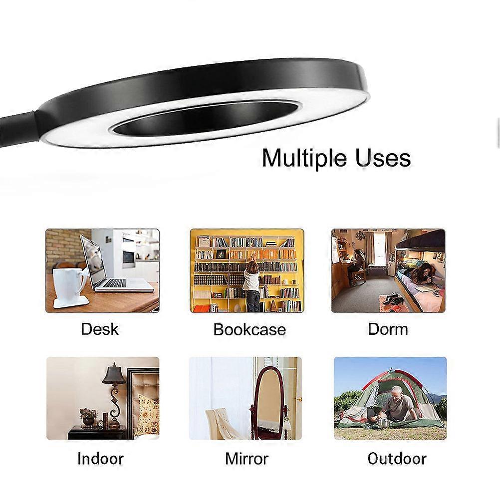With Arm Stand Metal Circular Adjustable Angle Content Creators Live Stream Support 1Pack