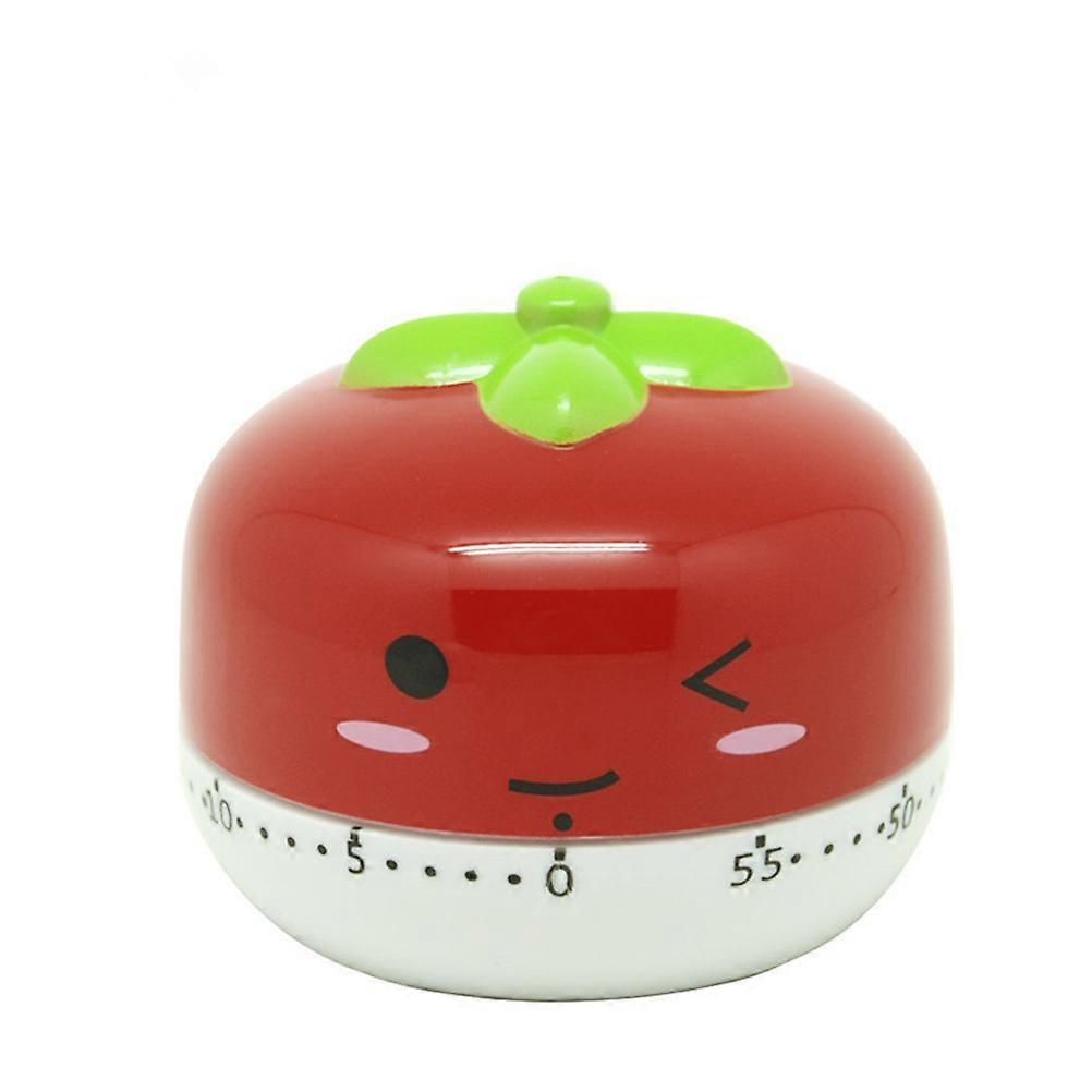 Mechanical Kitchen Timer Tomato Shaped Countdown Alarm For Baking Cooking 1Set