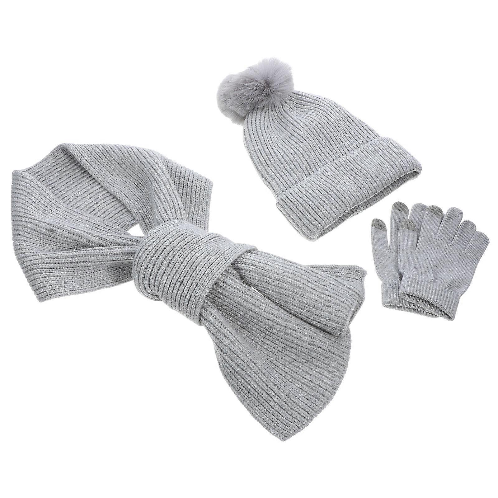 Here's a refined and professional product description based on your input:
**Winter Gloves, Hat, and Scarf Set for Women – Touchscreen Gloves,