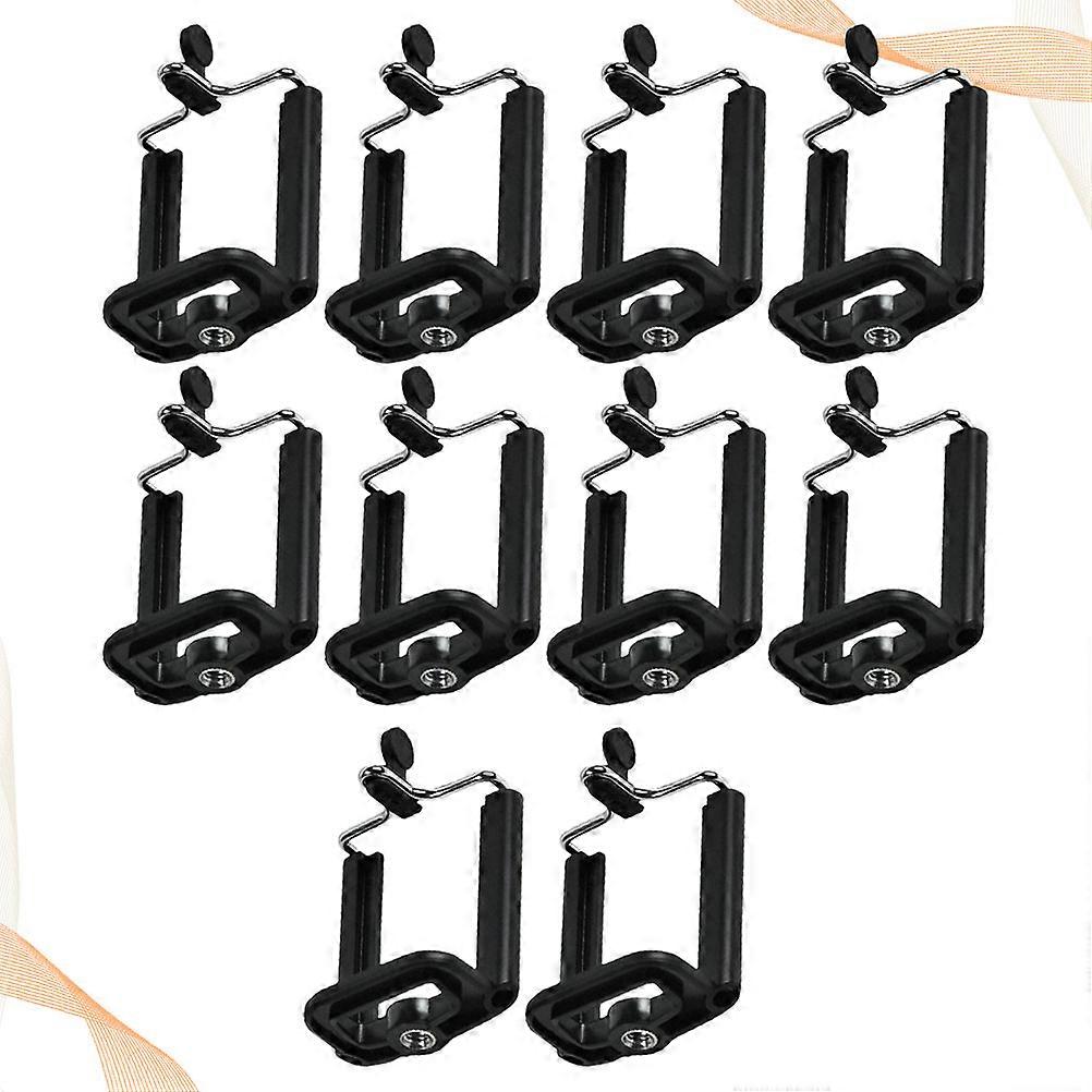 Small Phone Tripod Practical Bracket for Selfie Taking and Daily Use Black 6.5 x 5 x 3 cm Simple Design 10Pack
