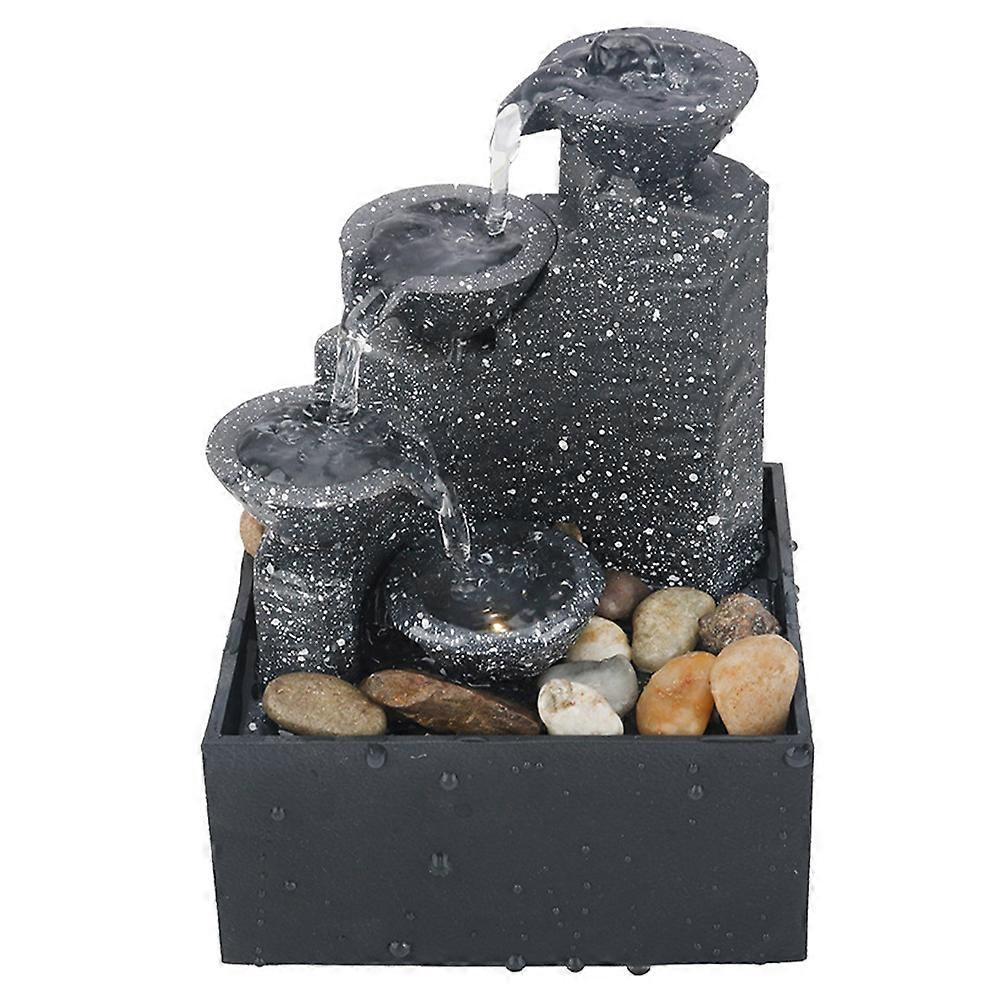 Small Water Fountain Artificial Water Fountain Tabletop Display Adults 17X11X9CM 1Pc