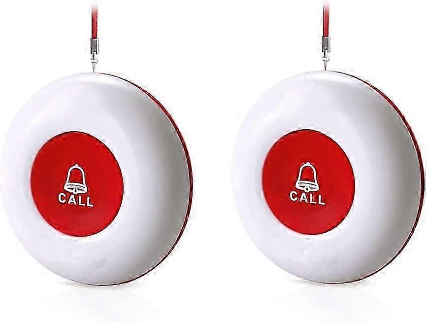 Wireless Call Buttons/Transmitter for Caregiver Pager and Restaurant Calling Pager Waterproof 500+ Feet Operating Range Need to Be Paired with Receive