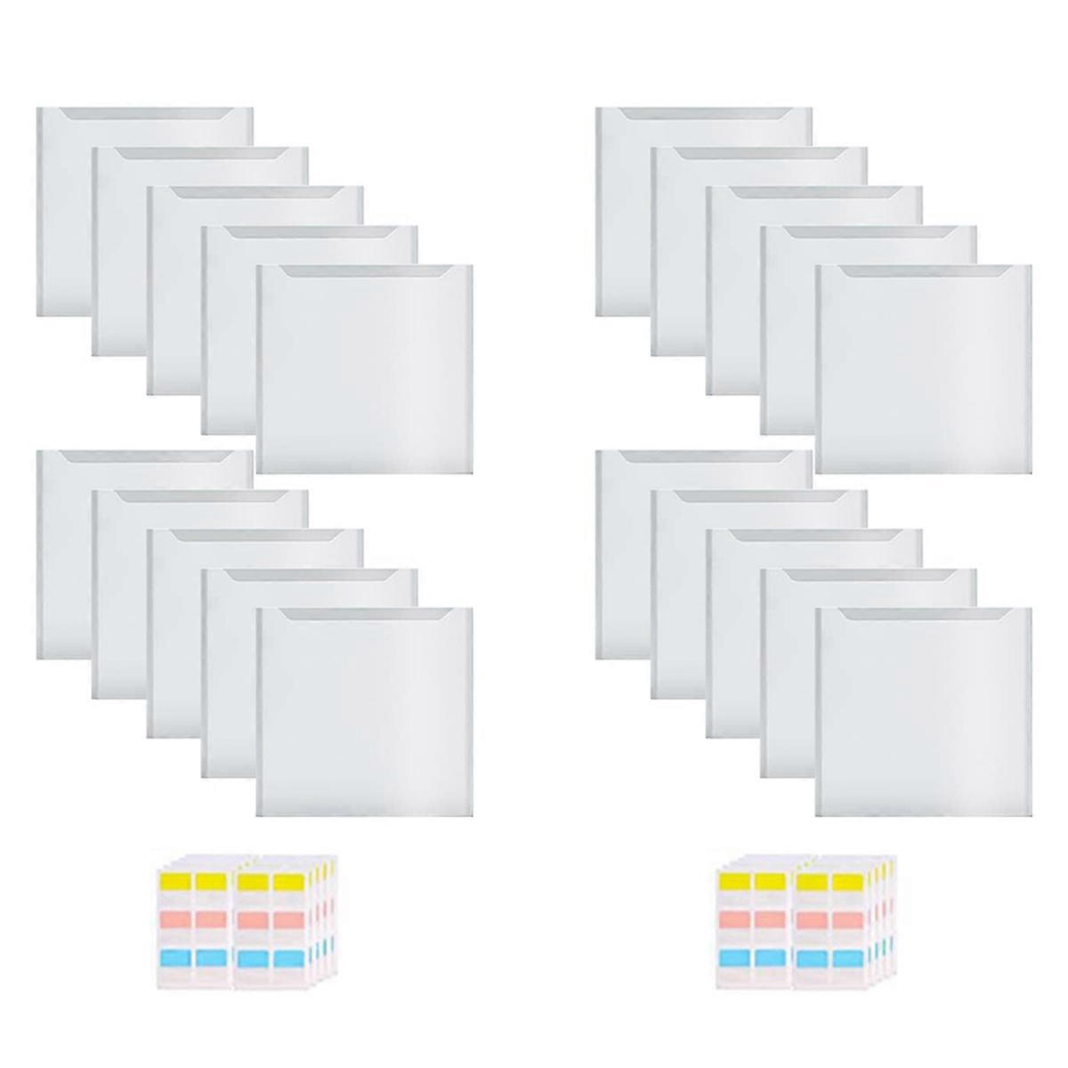 Scrapbook Paper Storage Organizer with 60 Sticky Index Tabs