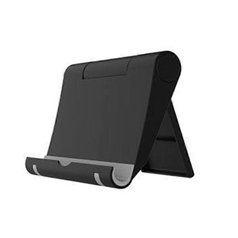 Adjustable multifunctional desktop stand, foldable, black, suitable for mobile phones, tablets, iPads and computers