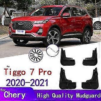 Guarda-lamas requintados adequados para Chery Tiggo 7 Pro 2021 2020 Fender Pára-lamas dianteiro e traseiro Guarda-lamas Guarda Splash Car Accessories