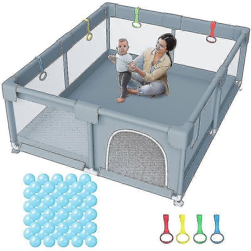 Grande Playpen bebê para bebês crianças Playards bebê com portão, Centro de atividades para crianças