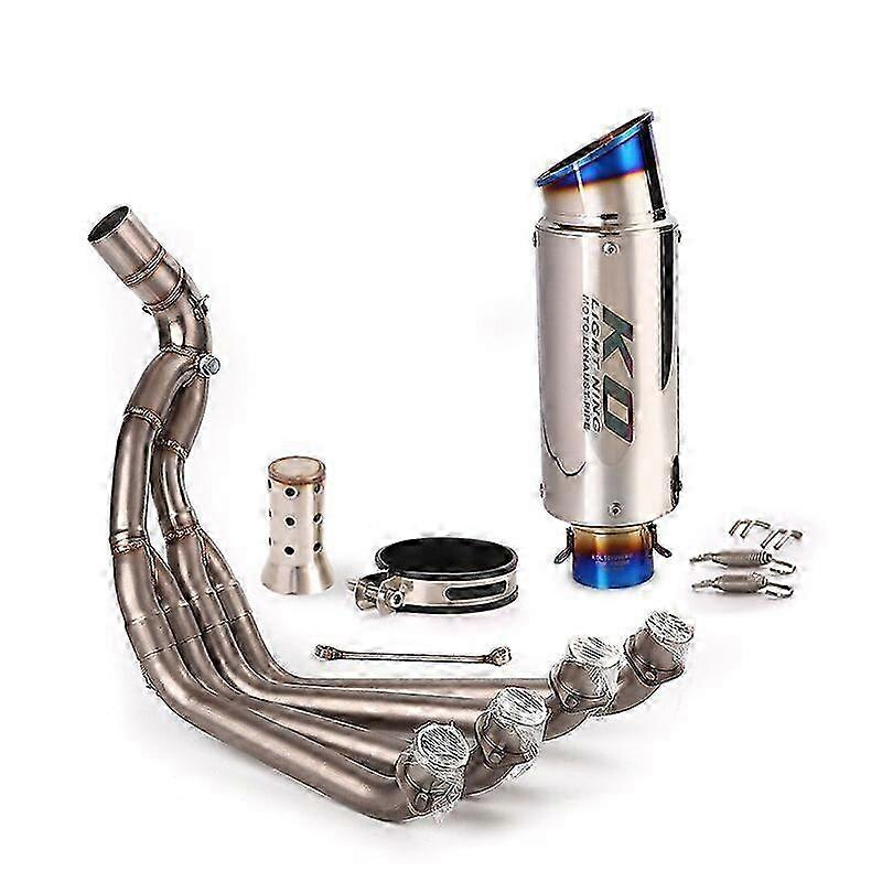 Exhaust System Front Link Pipe Slip On Muffler Baffler DB Killer for Certain Motorcycle Models from 2014 to 2020