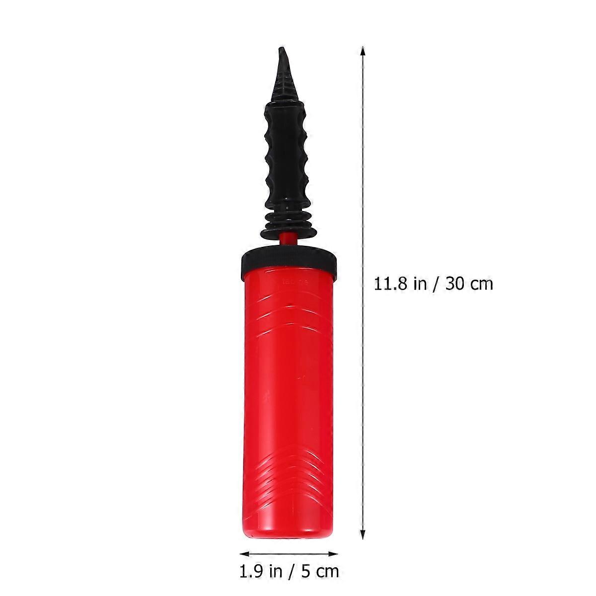 Portable Balloon Inflator Pump Plastic Hand Held For Celebrations Random Color 5Set Non-leaking