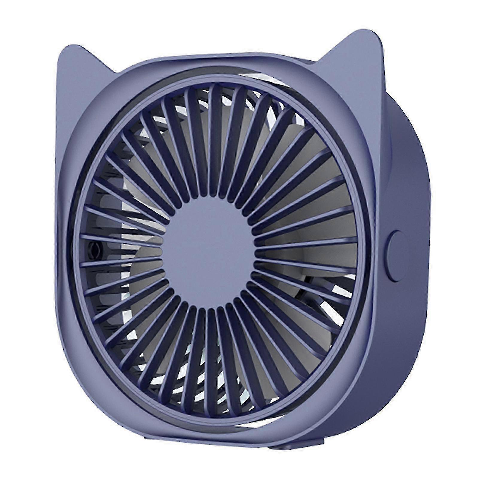 Portable Handheld Fan with 360 Degree Rotation, Three-speed Adjustment, USB Charging, Strong Wind for Office Use