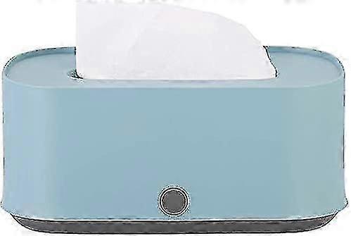 Decorative Rectangular Tissue Cube Box for Bathroom and Kitchen (Blue)