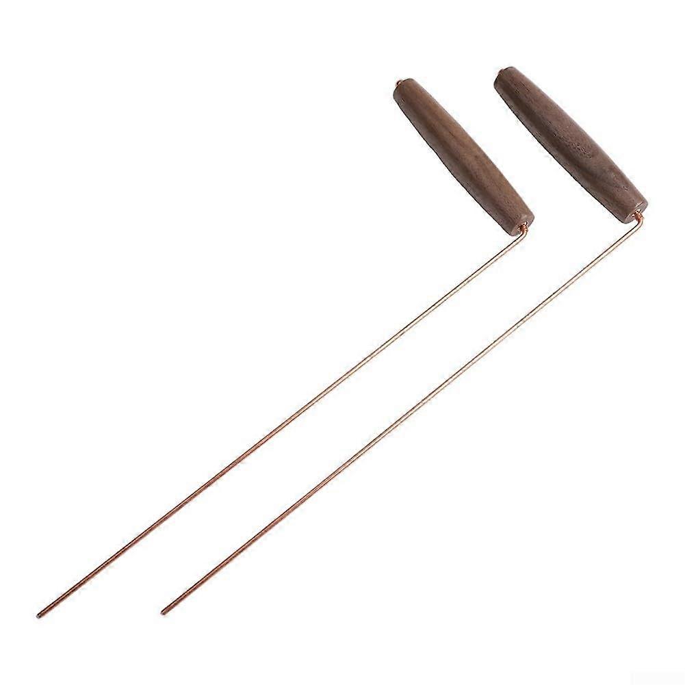 Pure Copper Detector Rods for Treasure Hunting - 2-Pack Essential Metal Detection Tools, Durable and Lightweight