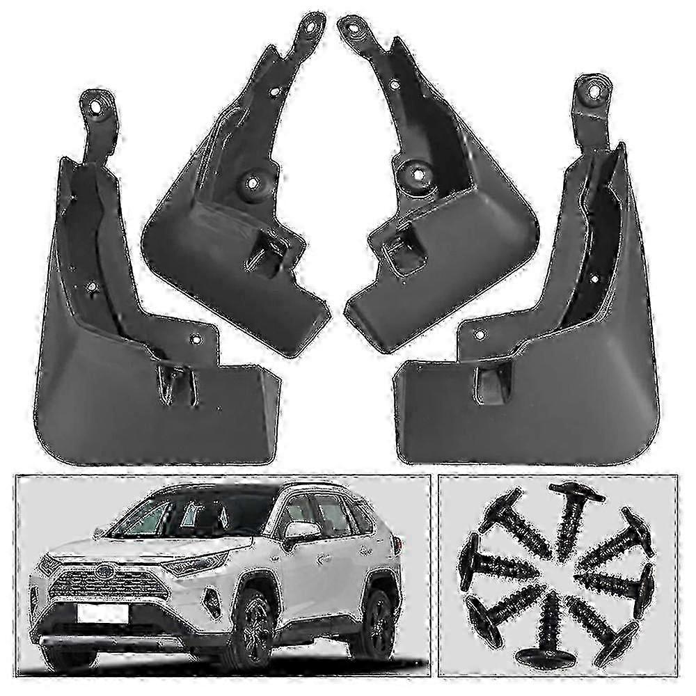 Mud flaps for Toyota Rav4 2019-2022 - 4pcs soft front/rear set