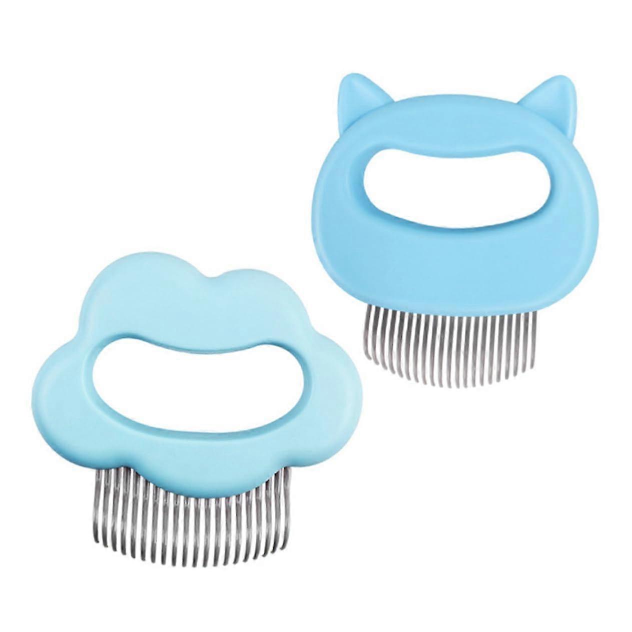Pet Comb Ergonomic Dog Massage Combs for Long and Short Hair, Compact Cat Brushes, High-Quality Gentle Grooming Tools