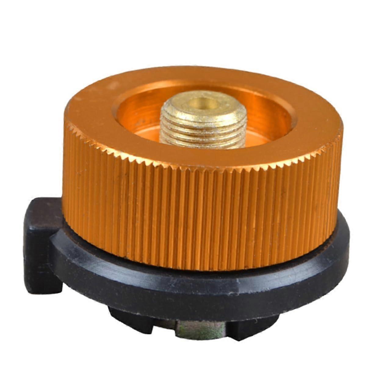 1Satz Camping Stove Adapter with Auto Off Gas Cartridge and Nozzle for Easy Connection to Gas Stoves, Durable Metal Material, Safe and Practical
