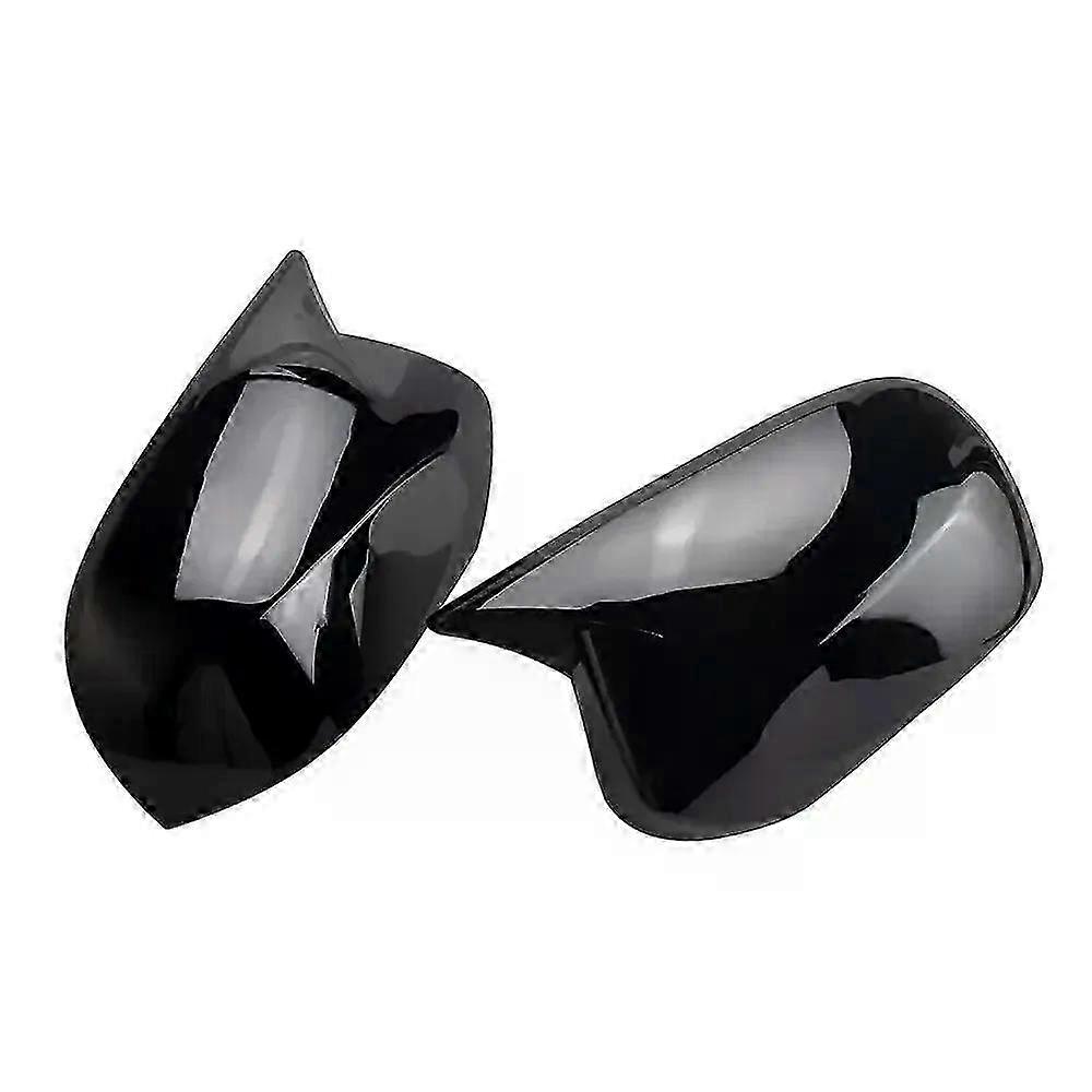 For Certain Brand Car Rearview Side Mirror Cover Wing Cap Exterior Door Housing Shell Trim ABS Carbon/Black