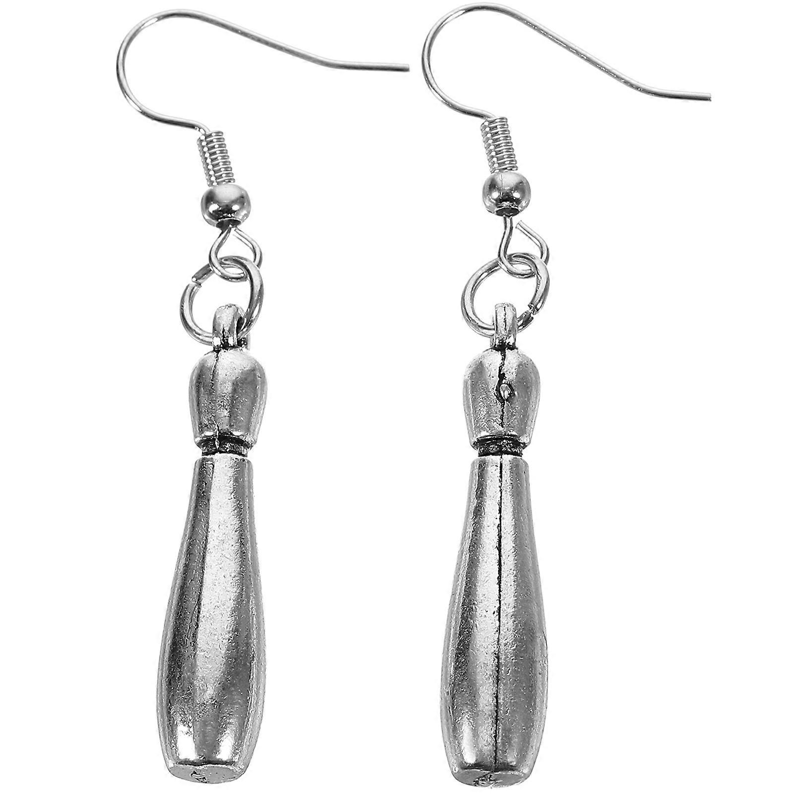 Here's a polished and engaging product description for your **"1 Pair Bowling Drop Earrings For Women"**:
**1 Pair Bowling Drop Earrings for