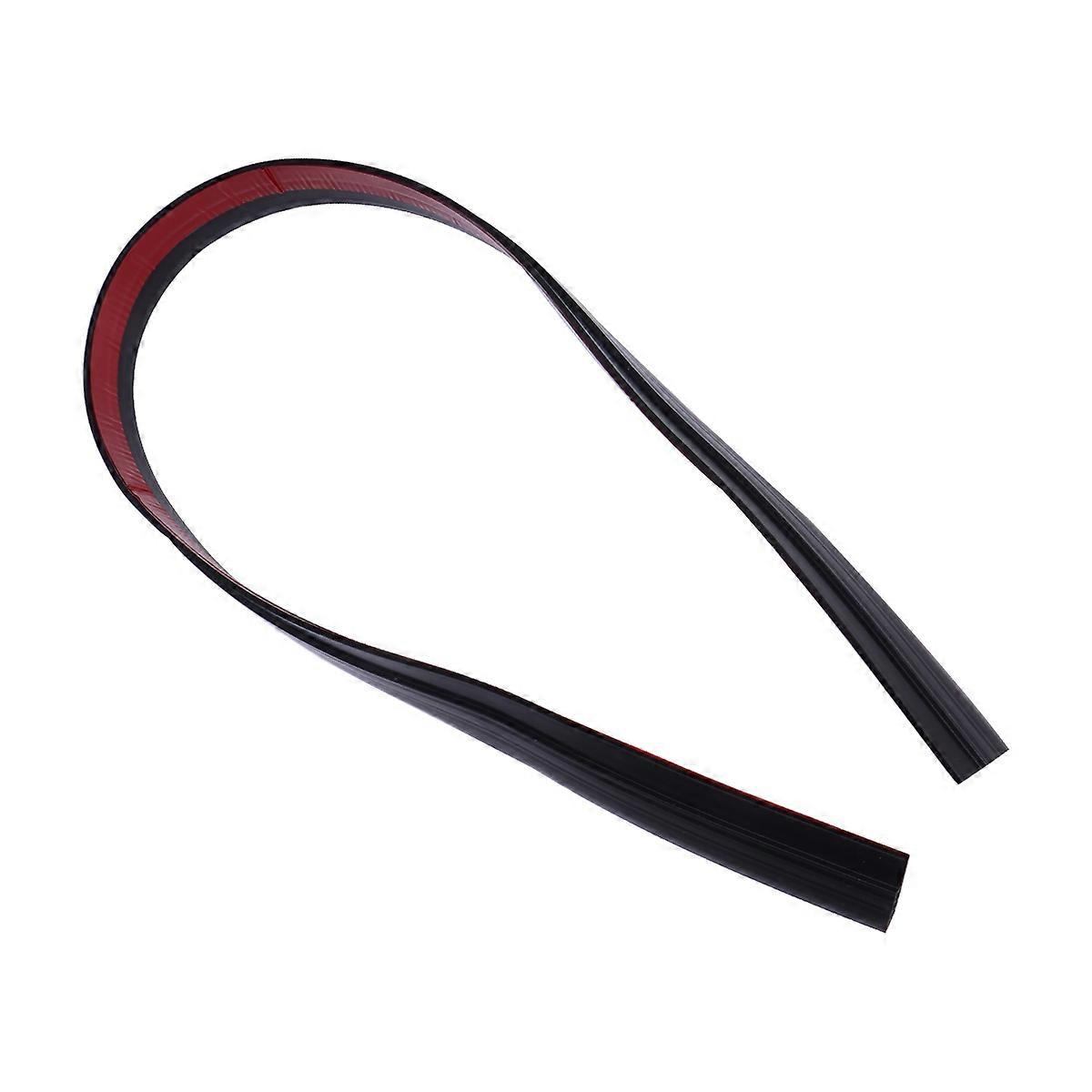 Front Door Weather Stripping Three Layer Door Bottom Sealing Strip Waterproof Sound Insulation Air Blocking Bugs Prevention Black 1005cm 1Pack