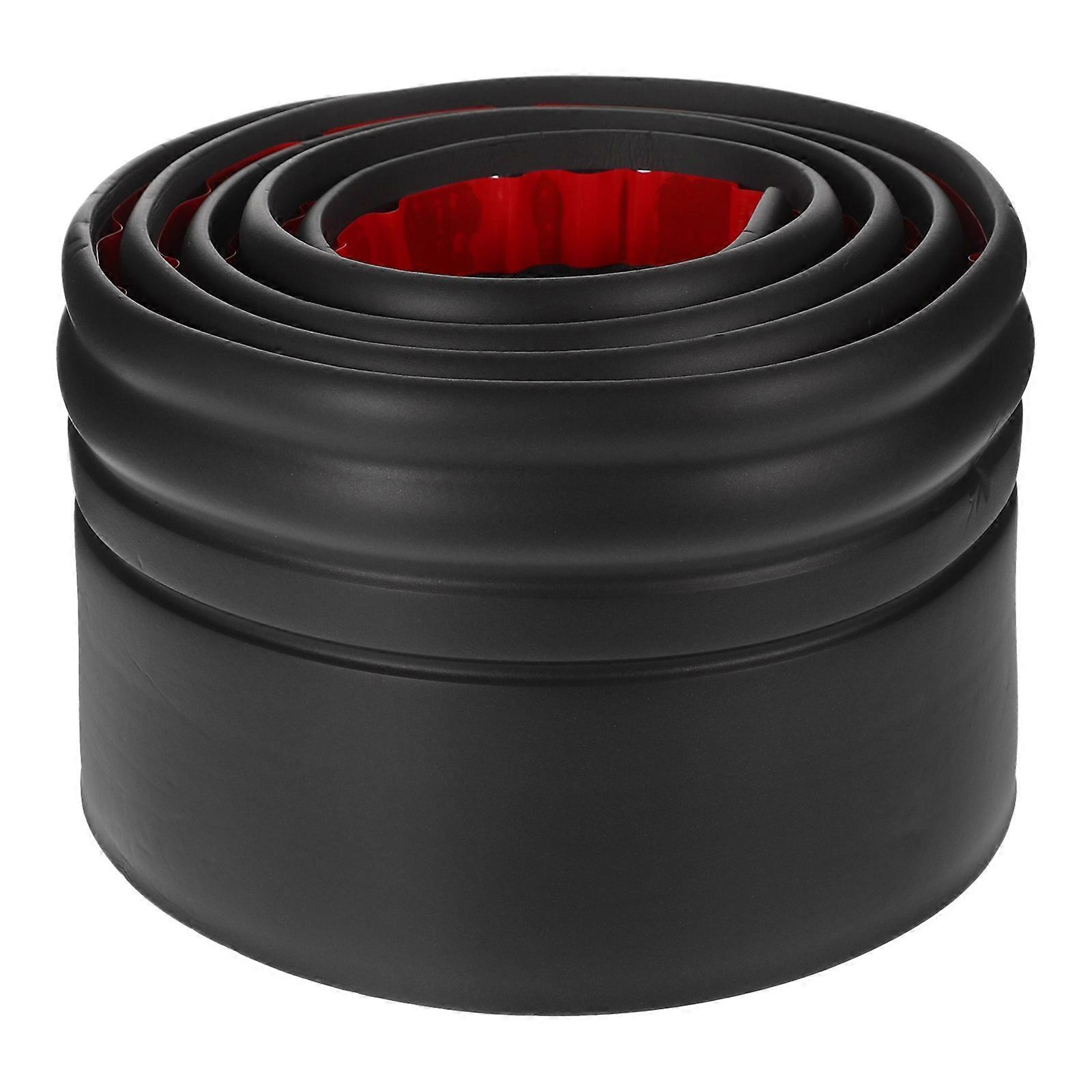 Peel And Stick Molding Trim Edging Strip For Decor Black 200.00X12.00X0.80cm Nbr Material 1Set