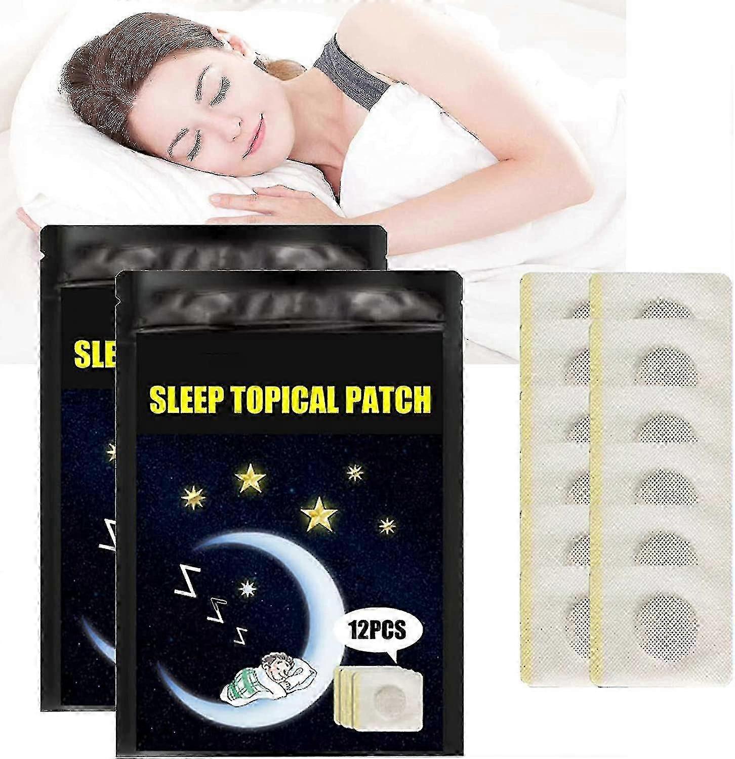 Sleeping Patch, Sleep Support Patches, Upgraded, All Natural Deep Sleep Patches, Helps You Fall Asleep Faster, Stay Asleep Longer