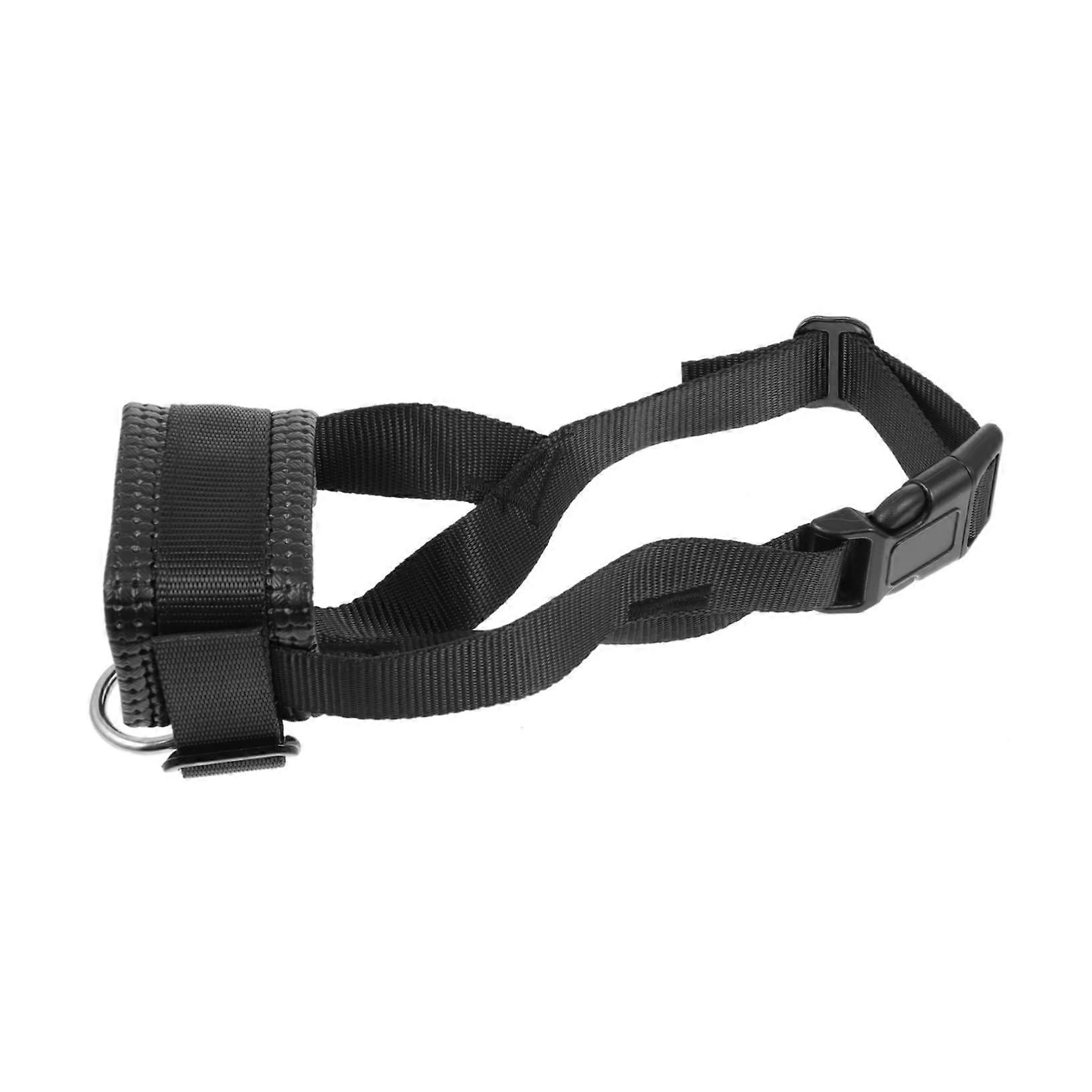 Adjustable dog muzzle made of breathable material, bite protection for pets, prevents unwanted biting and chewing for...