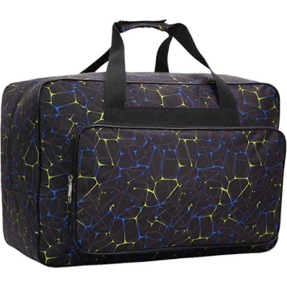Sewing Machine Carry Bag, Portable Sewing Machine Travel Case with Front Pocket for Accessories, Black, Durable Design