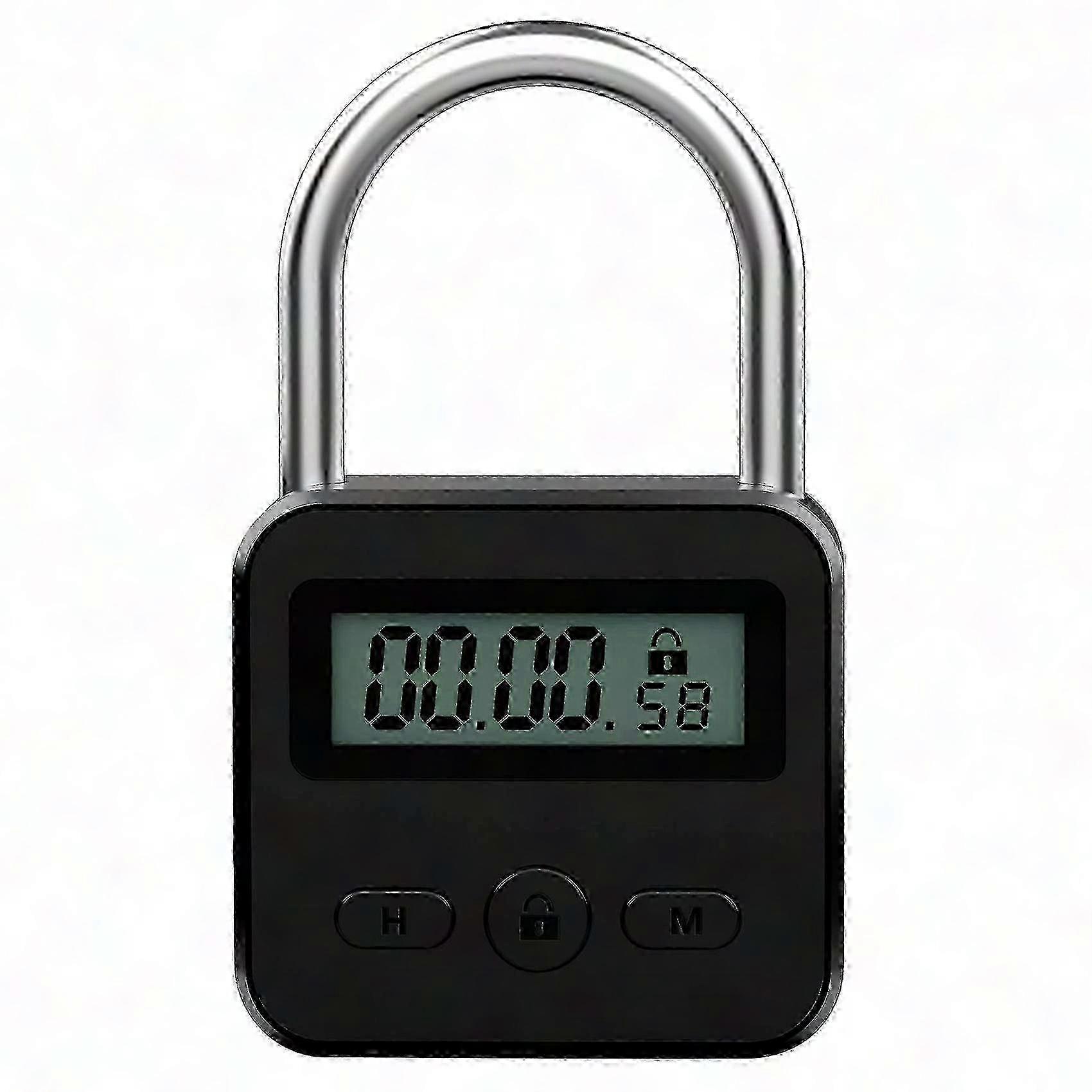 LCD Display Timer Lock with USB and Key, 99-Hour Maximum Countdown