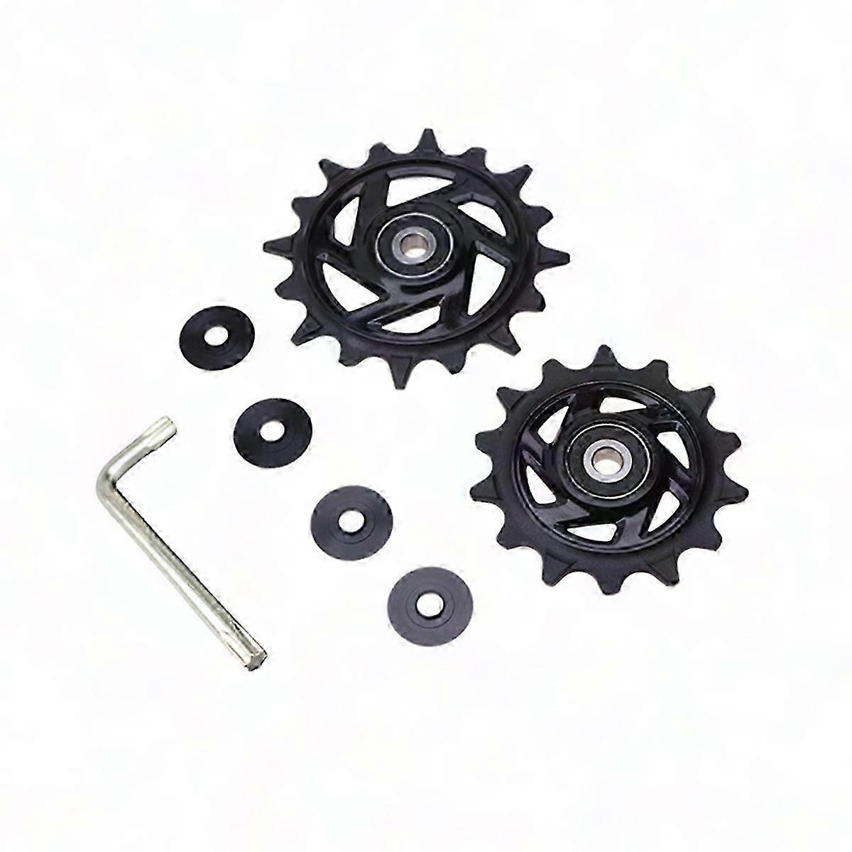 12-Speed T-Type Rear Derailleur Wheel Pulley Set for 14T-16T Compatibility
