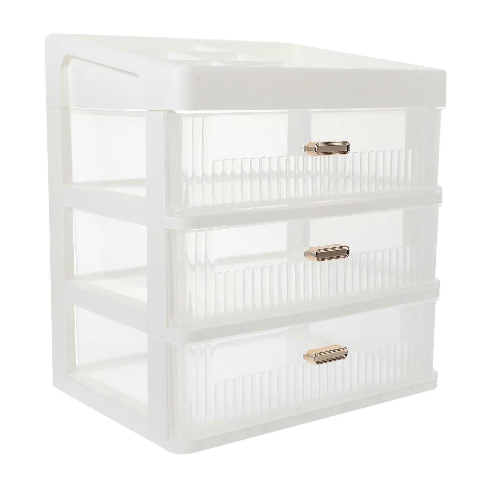 Drawer Type Desktop Organizer for Storage Makeup Cosmetics Storage Case