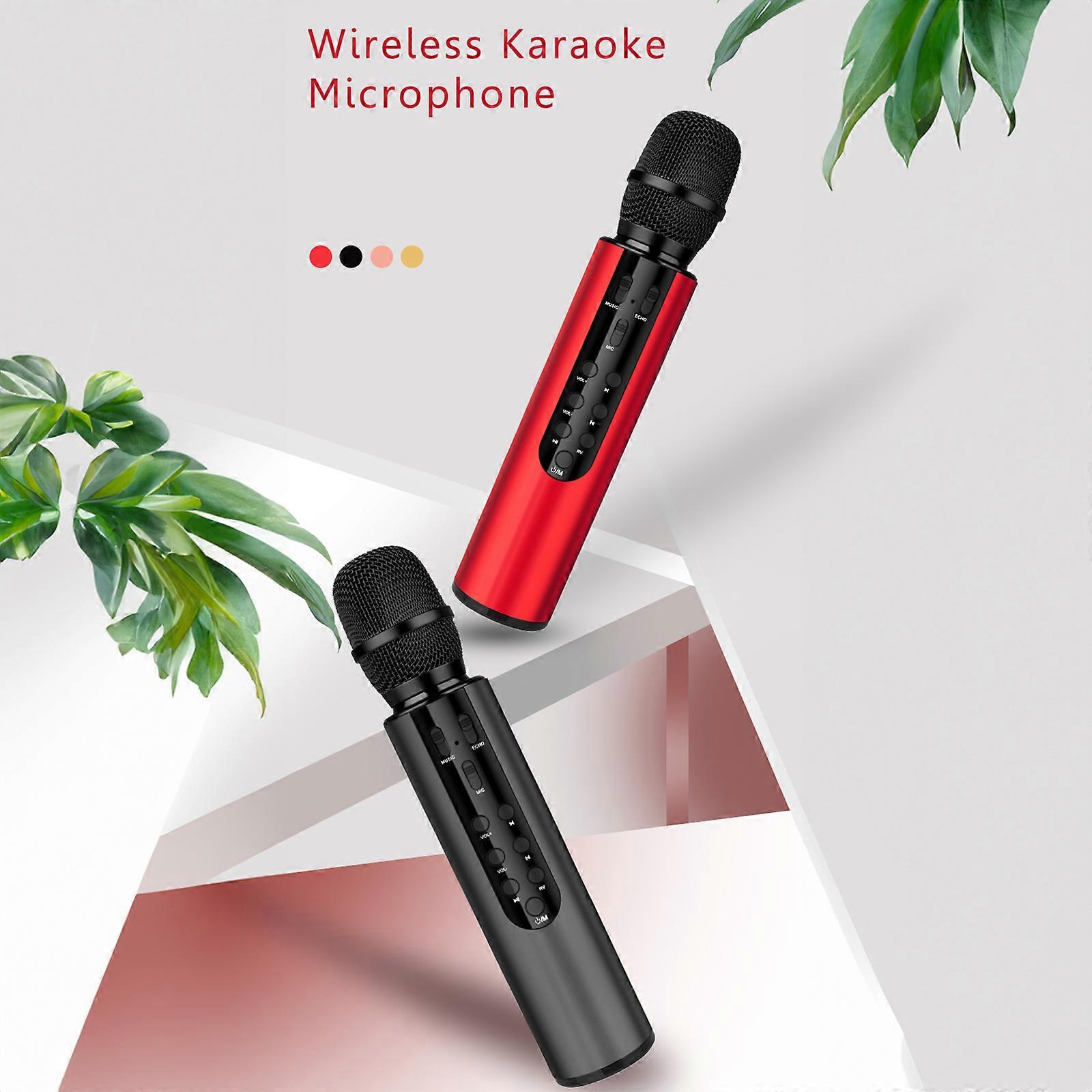 Handheld BT Karaoke Microphone for Kids - All-in-One Home KTV Player with Clear Sound