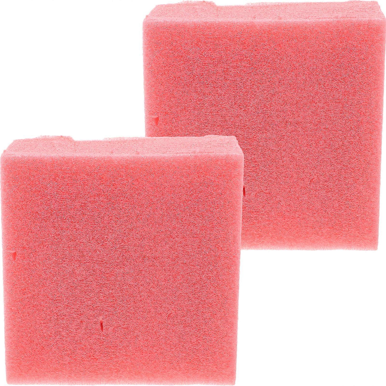 Floral Arrangement Foam Block for Home Use Easy to Arrange Flowers with EPE Foam 2Pcs Red