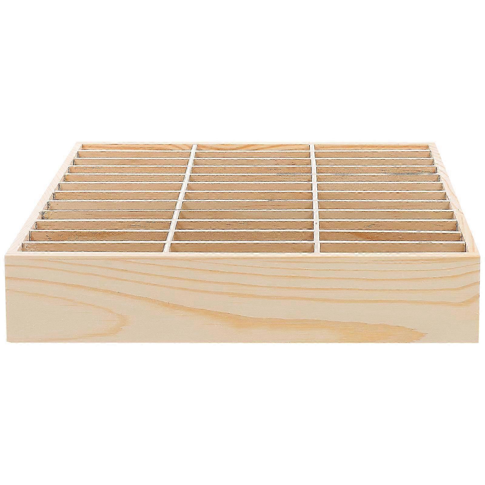 2025 Office Mobile Phone Organizing Box Temporary Wooden Multi-grid Phone Box