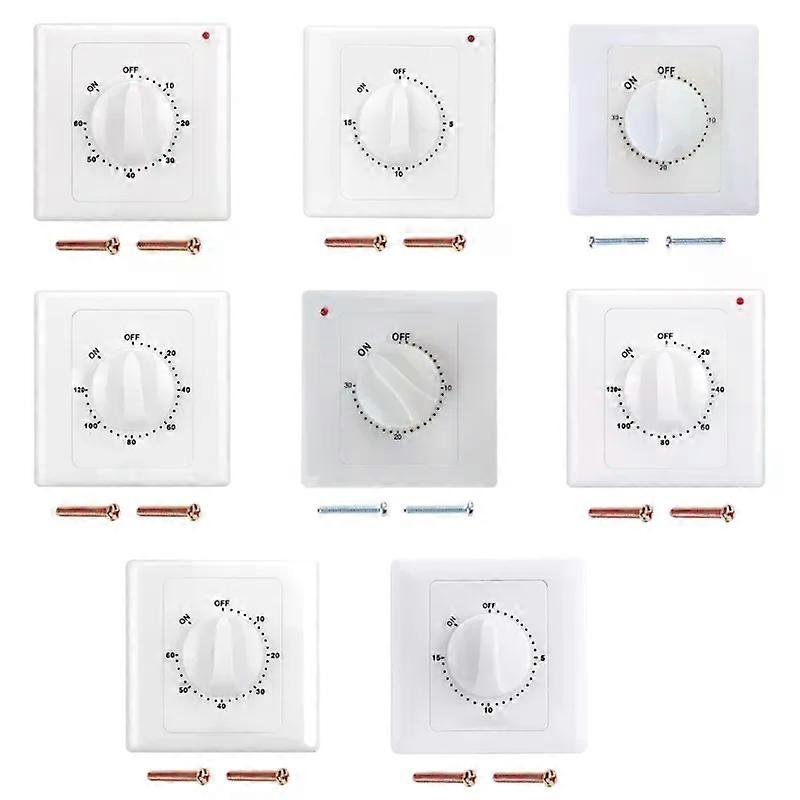 Digital Timer Control Socket Cover Plate Countdown Timer Household Countdown Time Switches Socket Easy to