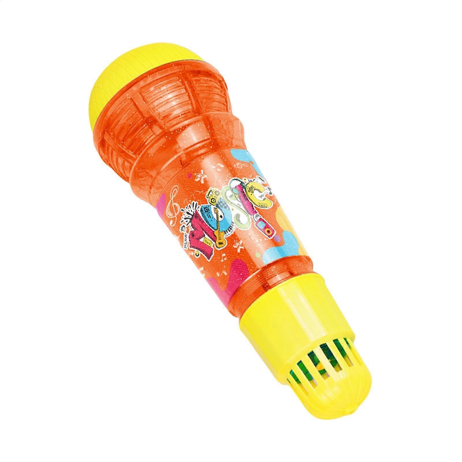 Generic Singing Microphone with Echo Effect | Fun Toy Microphone for Kids, Voice Amplifier, Retro Design