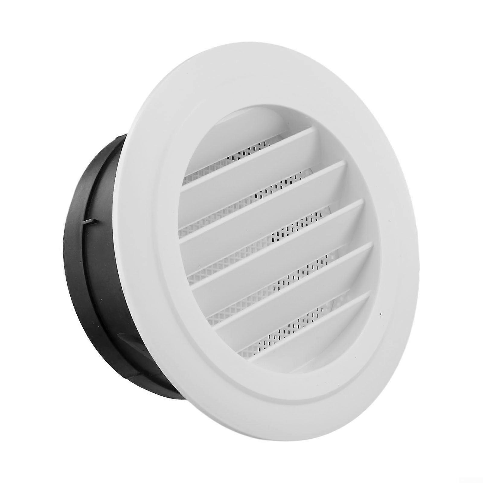 125mm Round Air Vent with Inclined Blades for Efficient Ventilation and Optimal Air Flow in Home and Office Spaces