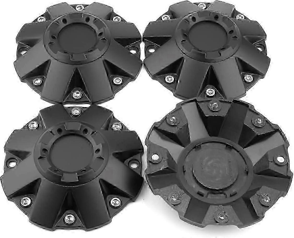 180mm 7.09in Μαύρα Κεντρικά Καλύμματα Τροχών για C806805-1 C108015-16B01 C806806, 4 ανταλλακτικά καλύμματα Hubcap