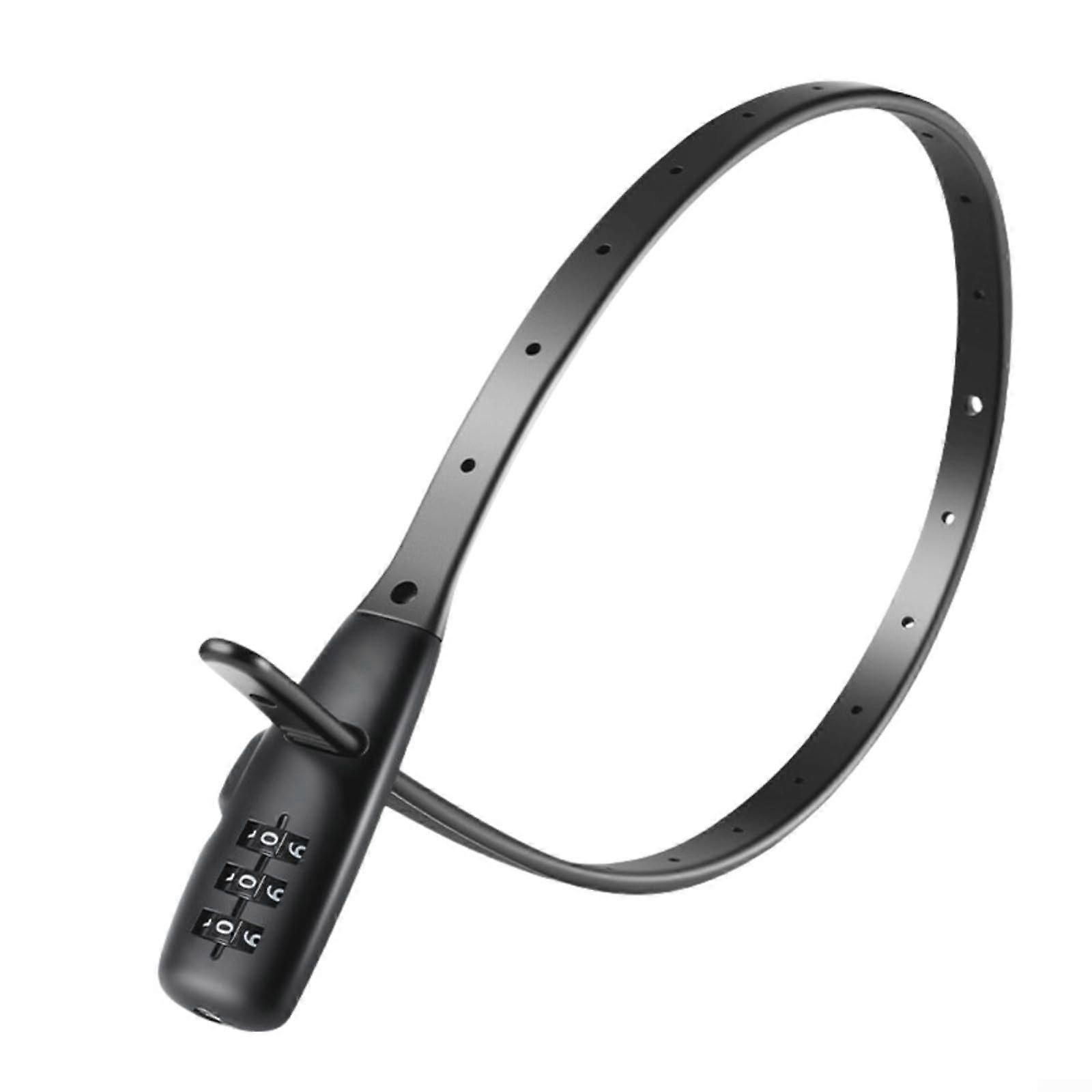 Portable bicycle cable lock with password protection, adjustable steel wire for scooters, skateboards (D)