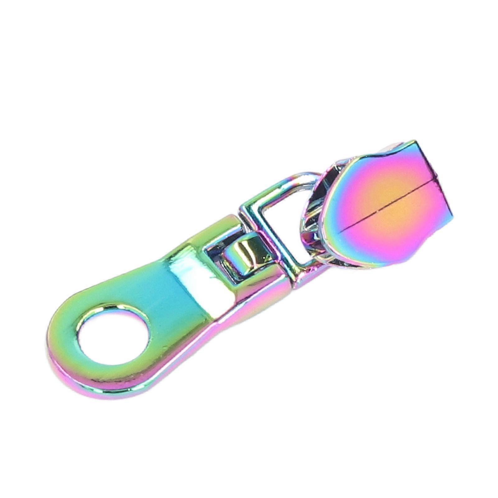 10Pcs Zipper Pull Electroplating Process Bright Color Fadeless Durable Exquisite Zipper Pull ReplacementColorful