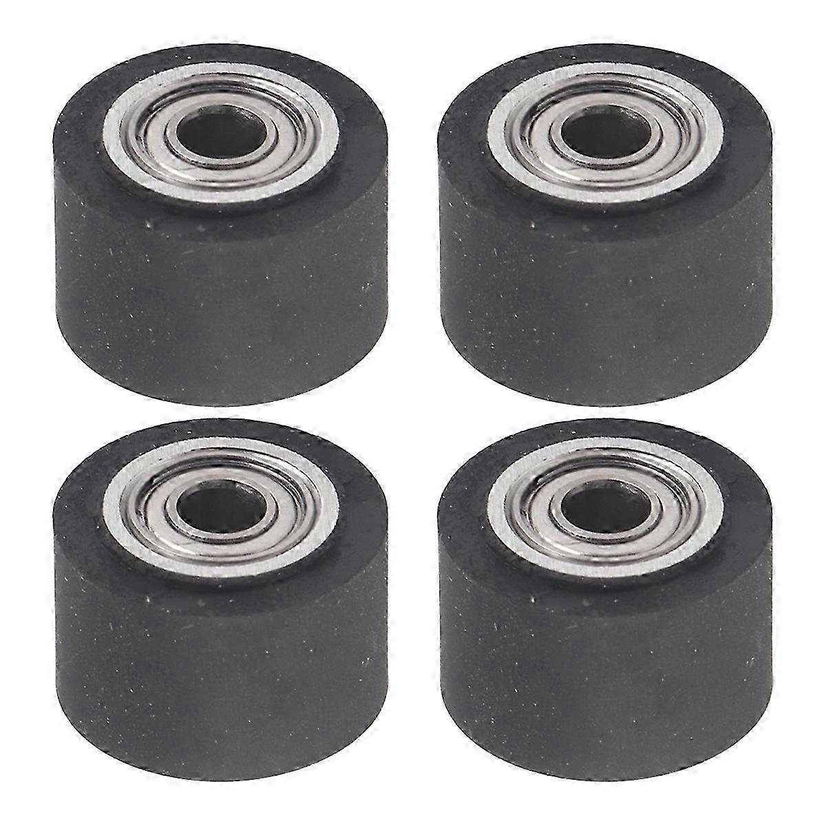 4Pcs Plotter Cutter Pinch Roller Paper Feed Roller Rubber Cutting Plotter Pinch Roller (4x11x16mm) Edition 0718