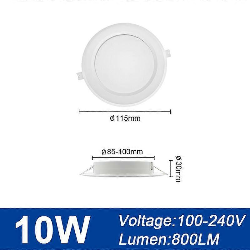 2Pcs Led Downlight 110V 220V Ceiling Light 6W 17W 20W 24W Recessed Led Down Light Round Panel Light Spotlight Indoor Lighting