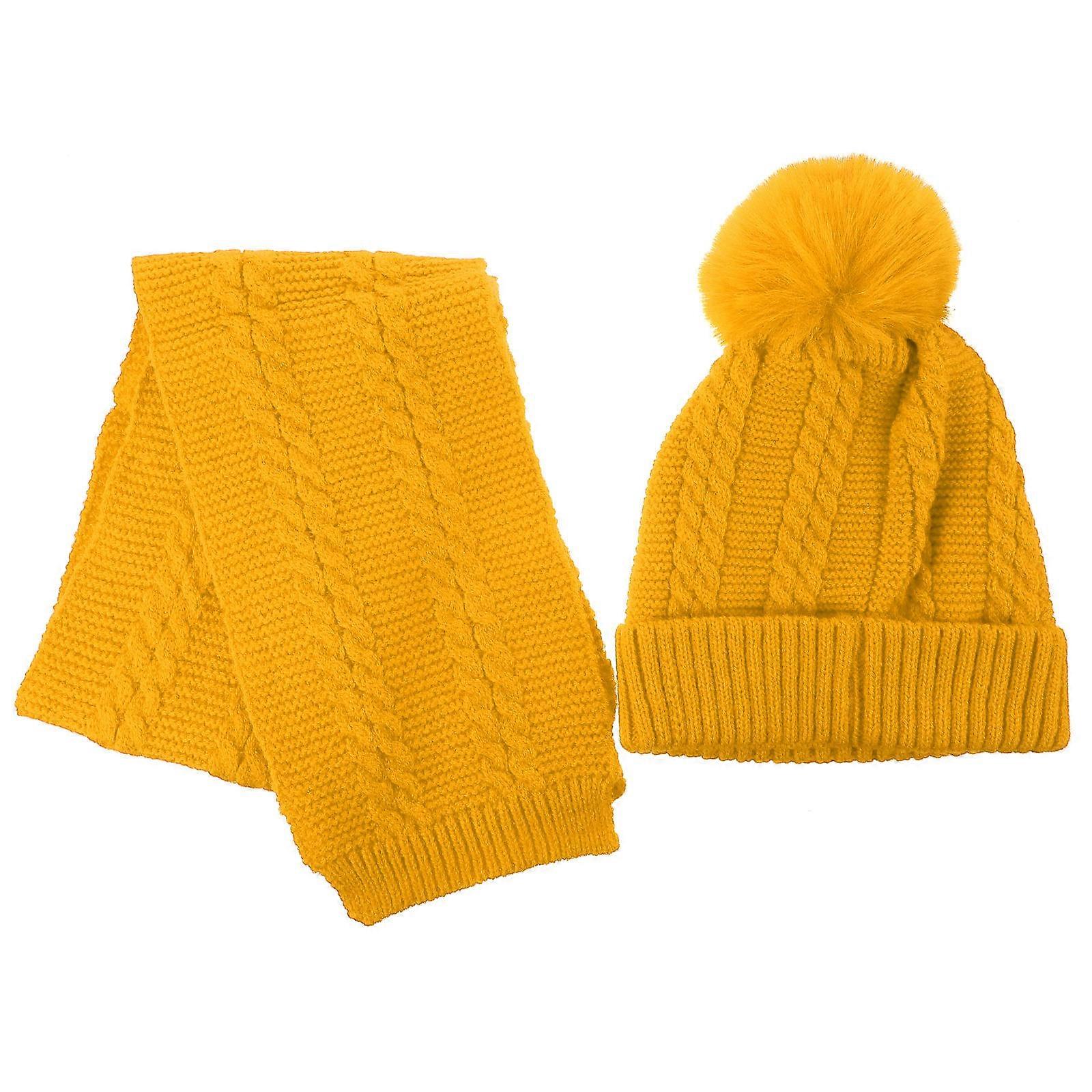 Toddler Scarves Childrens Neck Warmer Knit Winter Costume Riding Protection Set 1Set