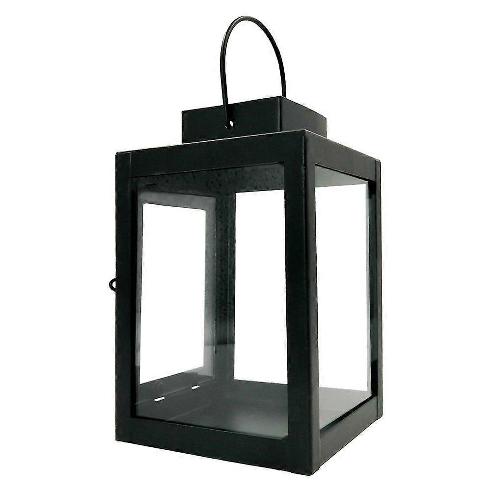 Rustic Wall Light Decorative Tall Lantern Banquet Black 16.00X10.00X10.00CM Simple and Elegant 1Pack